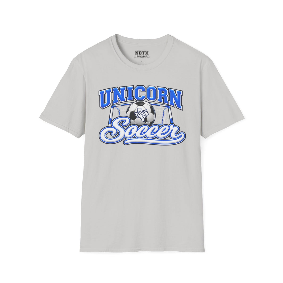 New Braunfels Unicorns Soccer T-Shirt - Script