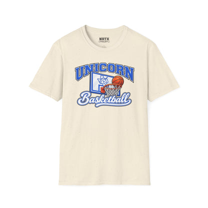 New Braunfels Unicorns Basketball T-Shirt - Script