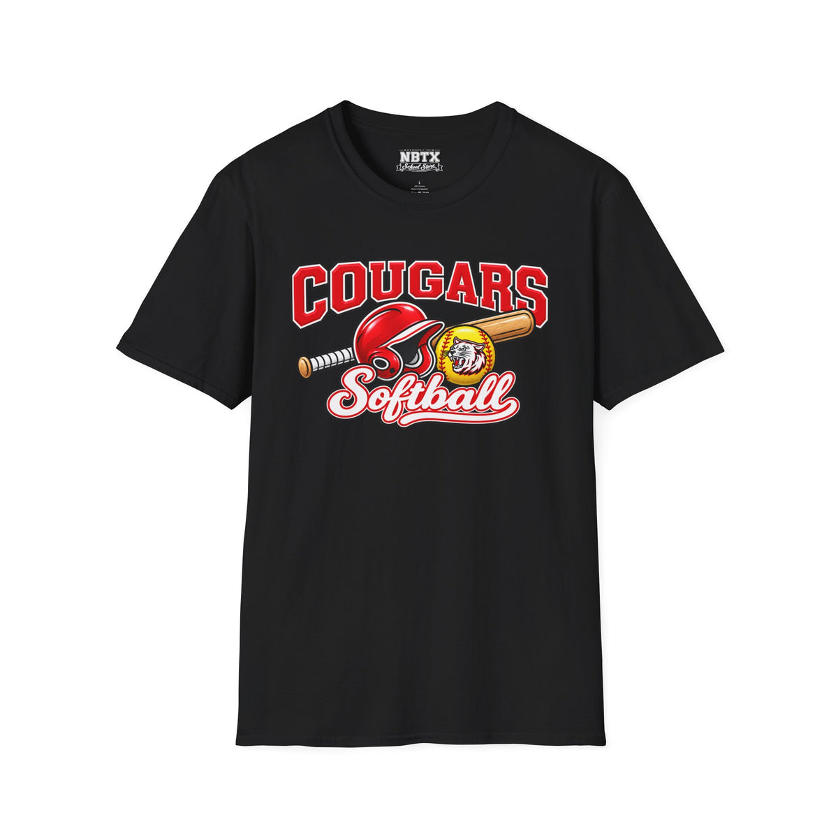 Canyon Cougars Softball T-Shirt - Script