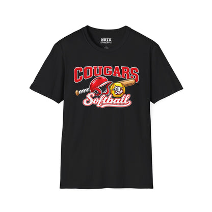 Canyon Cougars Softball T-Shirt - Script