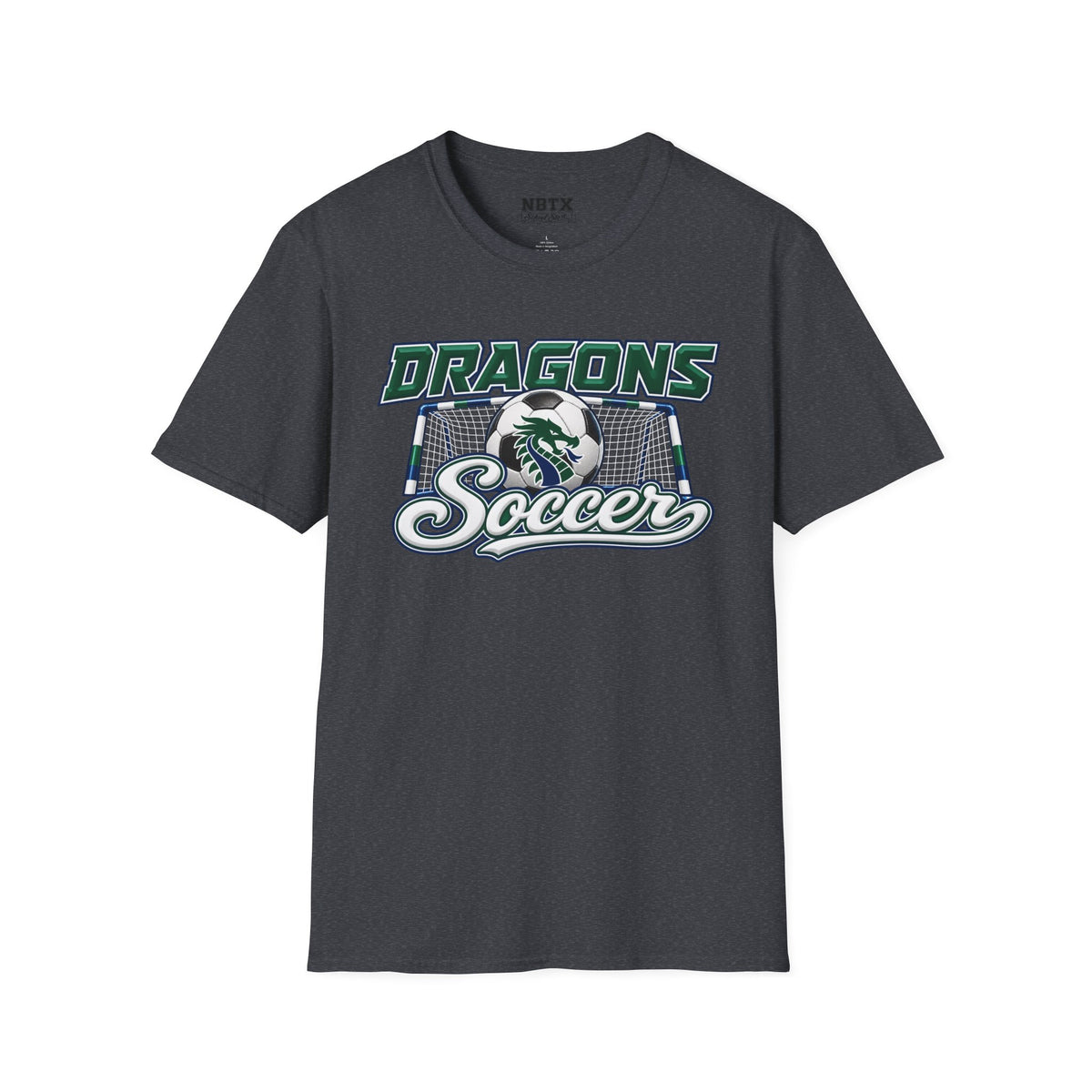 Long Creek Dragons Soccer T-Shirt - Script