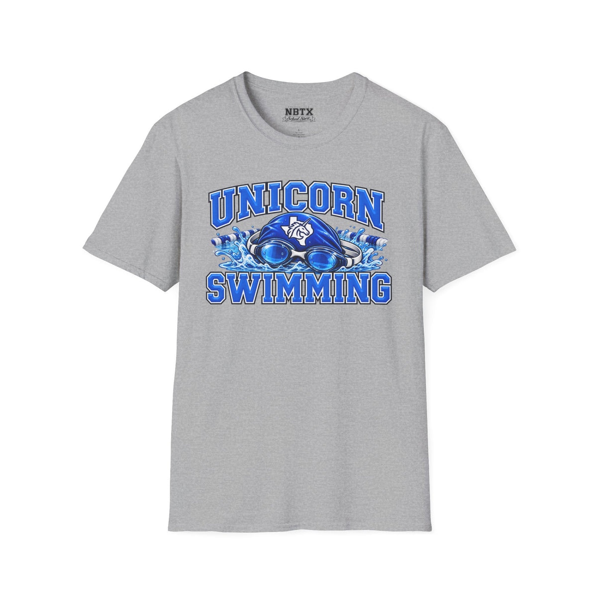 New Braunfels Unicorns Swimming T-Shirt