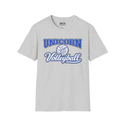 New Braunfels Unicorns Volleyball T-Shirt - Script