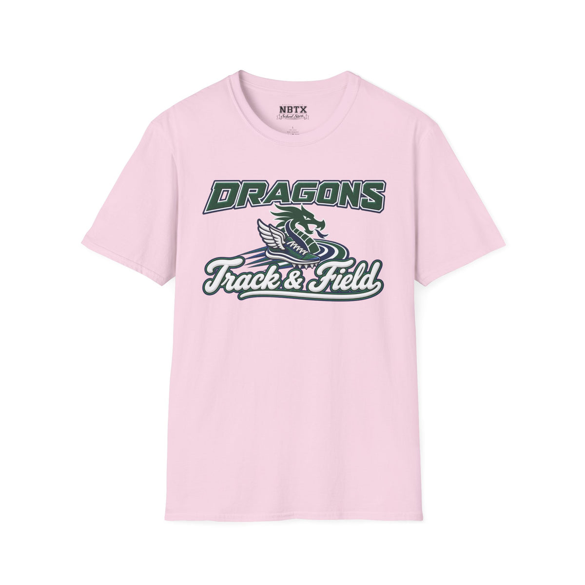 Long Creek Dragons Track & Field T-Shirt - Script