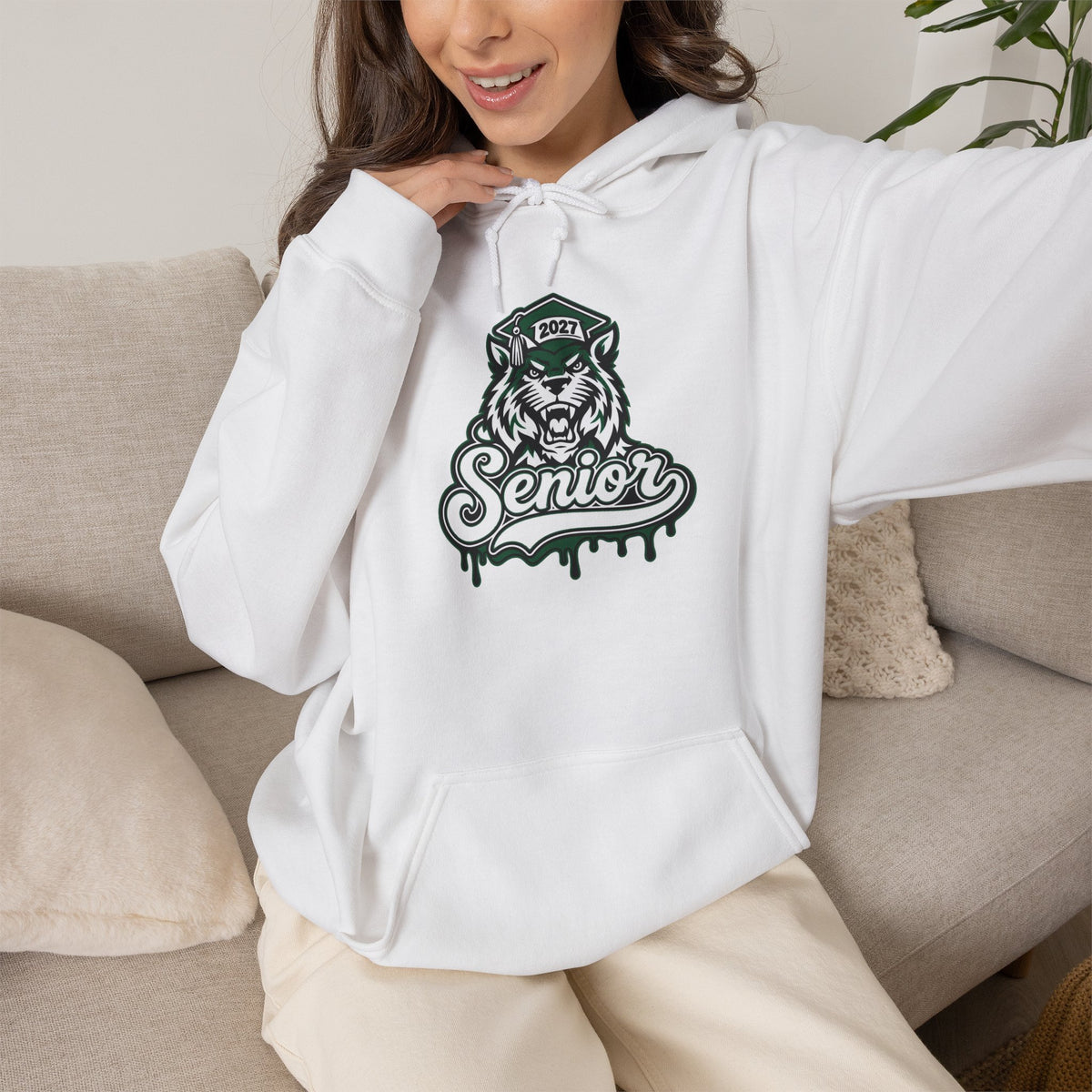 New Braunfels Christian Academy Senior Hoodie - Drip Design Graduation Sweatshirt