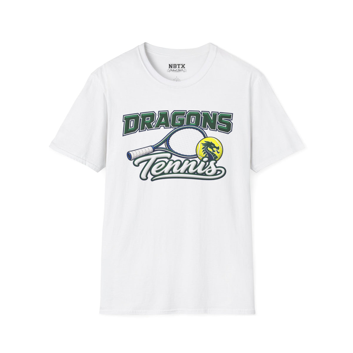 Long Creek Dragons Tennis T-Shirt - Script