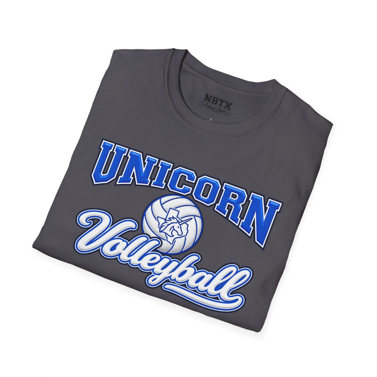 New Braunfels Unicorns Volleyball T-Shirt - Script