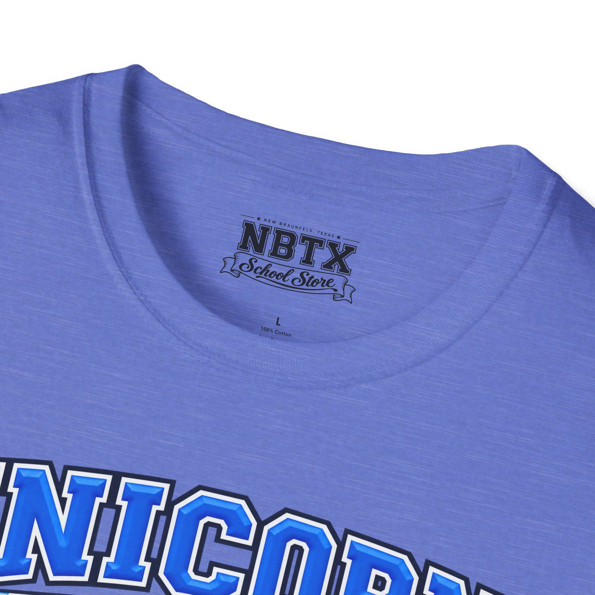 New Braunfels Unicorns Soccer T-Shirt - Script