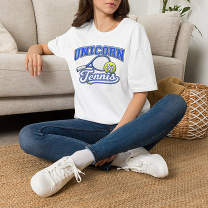 New Braunfels Unicorns Tennis T-Shirt - Script