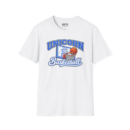 New Braunfels Unicorns Basketball T-Shirt - Script