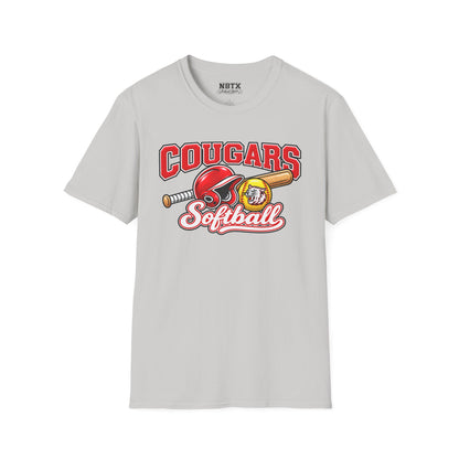 Canyon Cougars Softball T-Shirt - Script