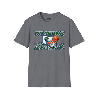 Long Creek Dragons Basketball T-Shirt - Script