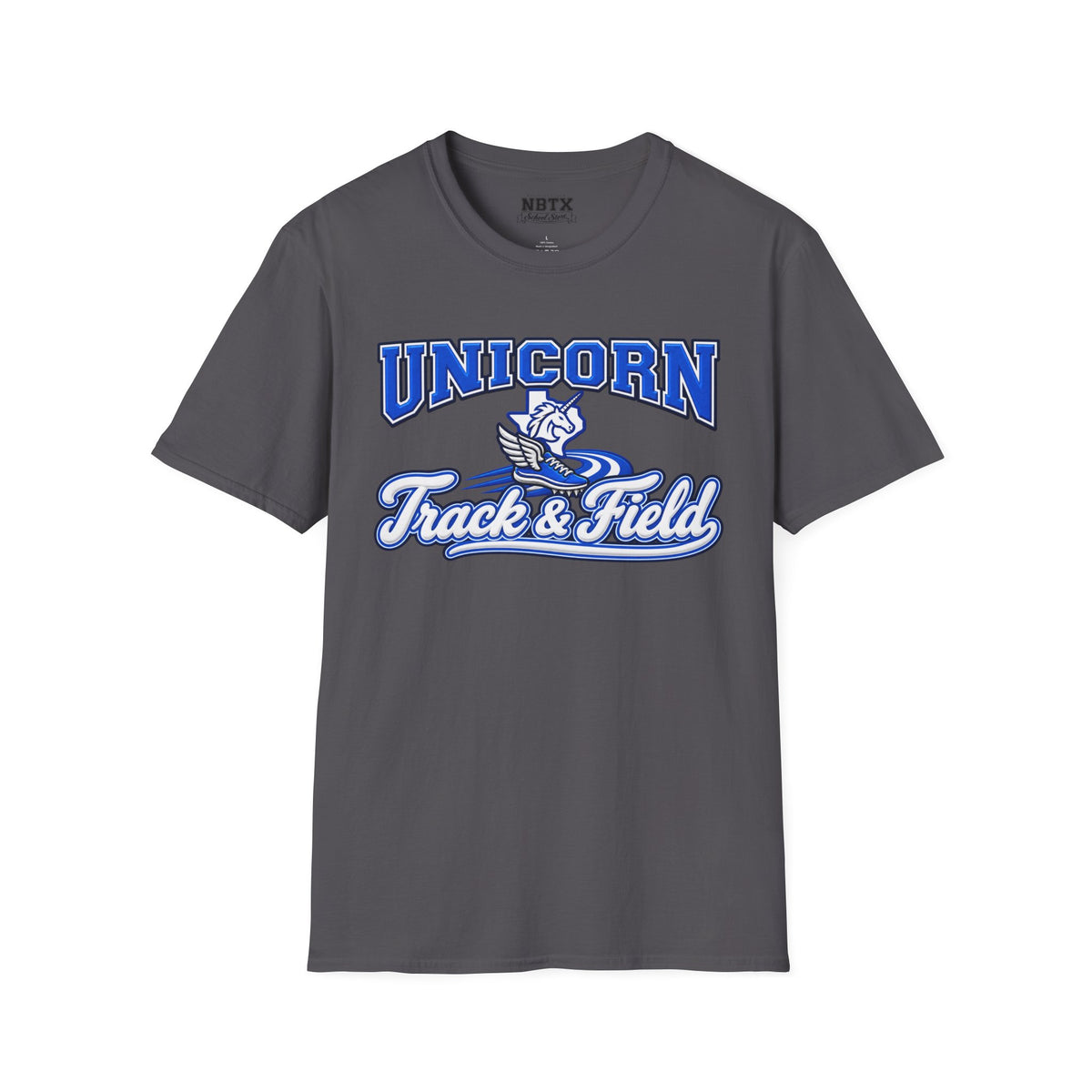 New Braunfels Unicorns Track & Field T-Shirt - Script