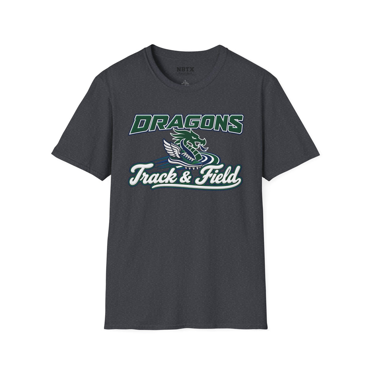 Long Creek Dragons Track & Field T-Shirt - Script