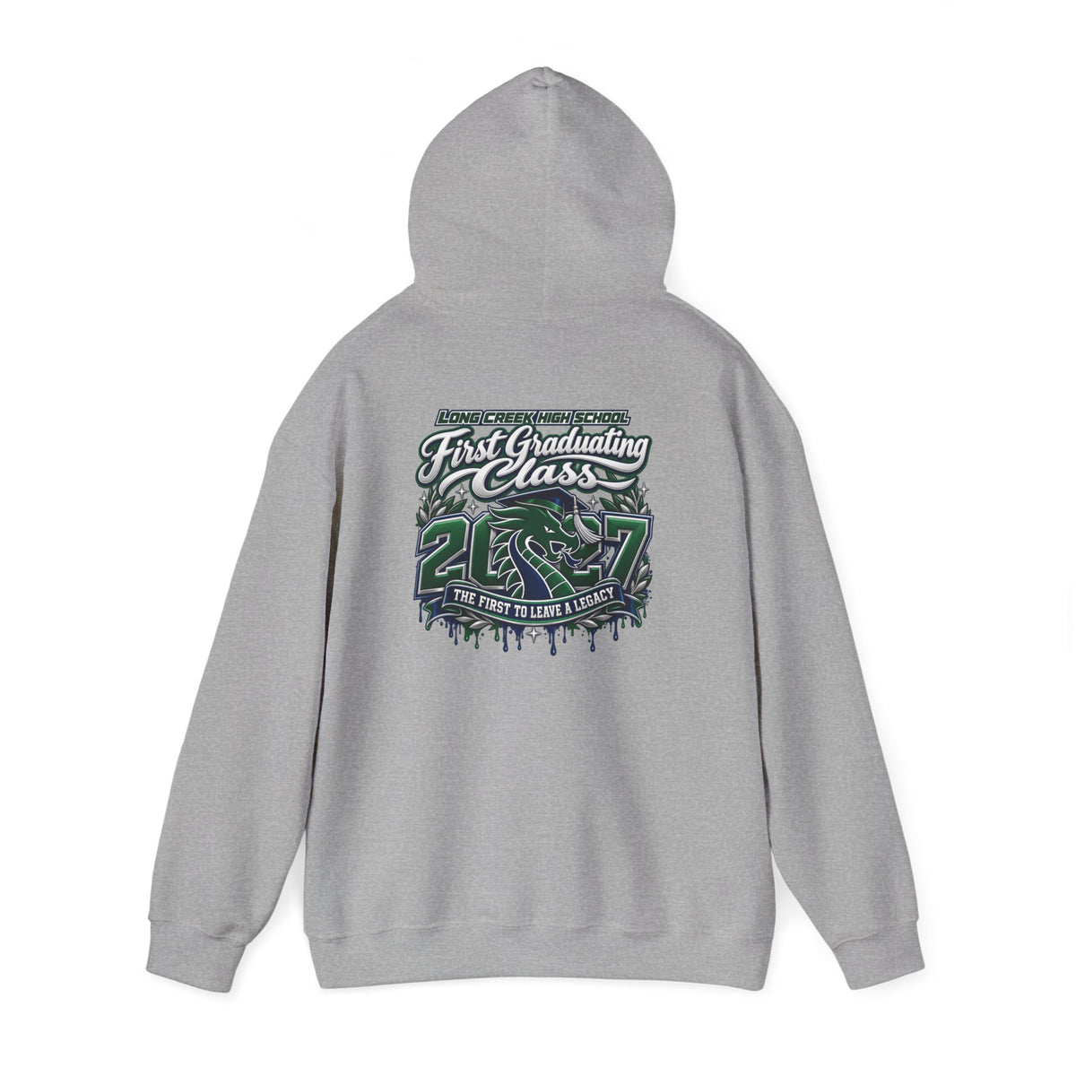 Long Creek Dragons "First Graduating Class" Hoodie - Graduation Sweatshirt