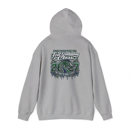 Long Creek Dragons "First Graduating Class" Hoodie - Graduation Sweatshirt