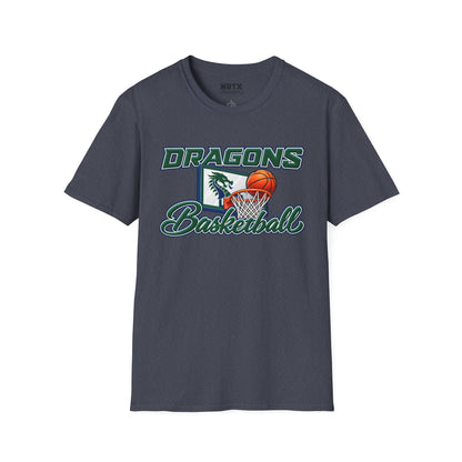 Long Creek Dragons Basketball T-Shirt - Script