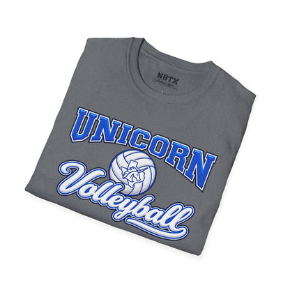 New Braunfels Unicorns Volleyball T-Shirt - Script