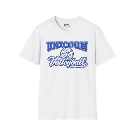 New Braunfels Unicorns Volleyball T-Shirt - Script