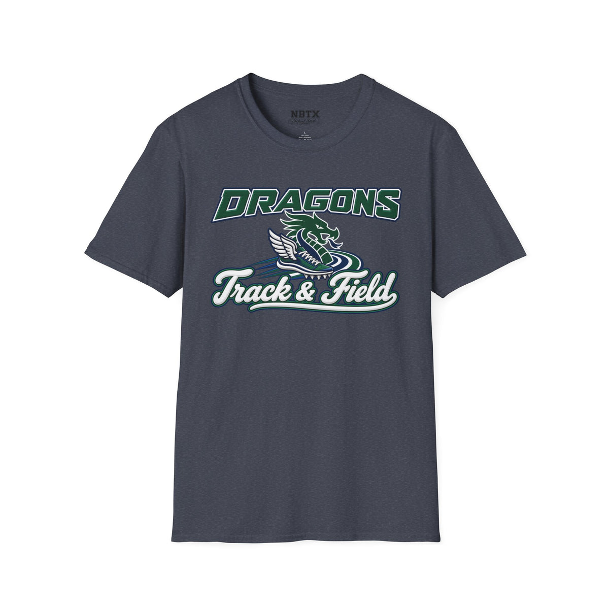Long Creek Dragons Track & Field T-Shirt - Script