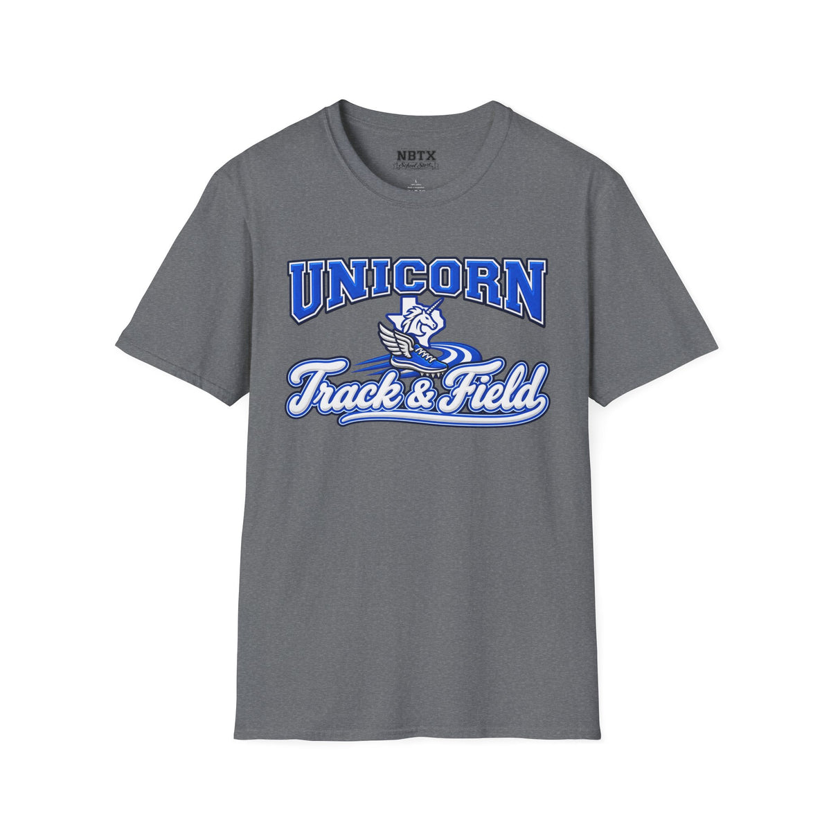 New Braunfels Unicorns Track & Field T-Shirt - Script