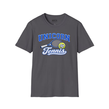 New Braunfels Unicorns Tennis T-Shirt - Script