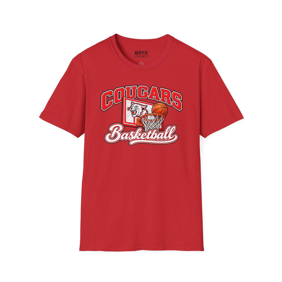 Canyon Cougars Basketball T-Shirt - Script