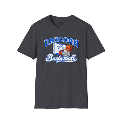 New Braunfels Unicorns Basketball T-Shirt - Script