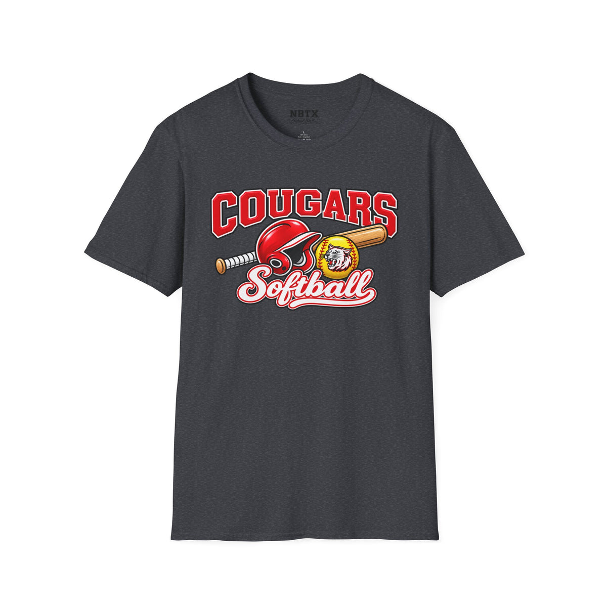 Canyon Cougars Softball T-Shirt - Script
