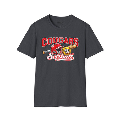 Canyon Cougars Softball T-Shirt - Script
