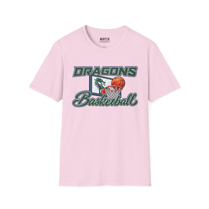 Long Creek Dragons Basketball T-Shirt - Script