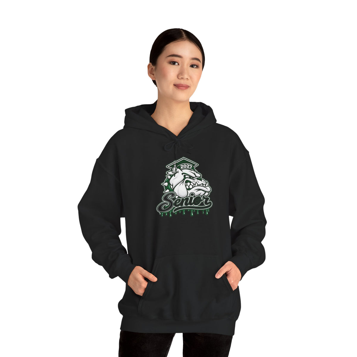 Marion High School Senior Hoodie — Drip Design Graduation Sweatshirt