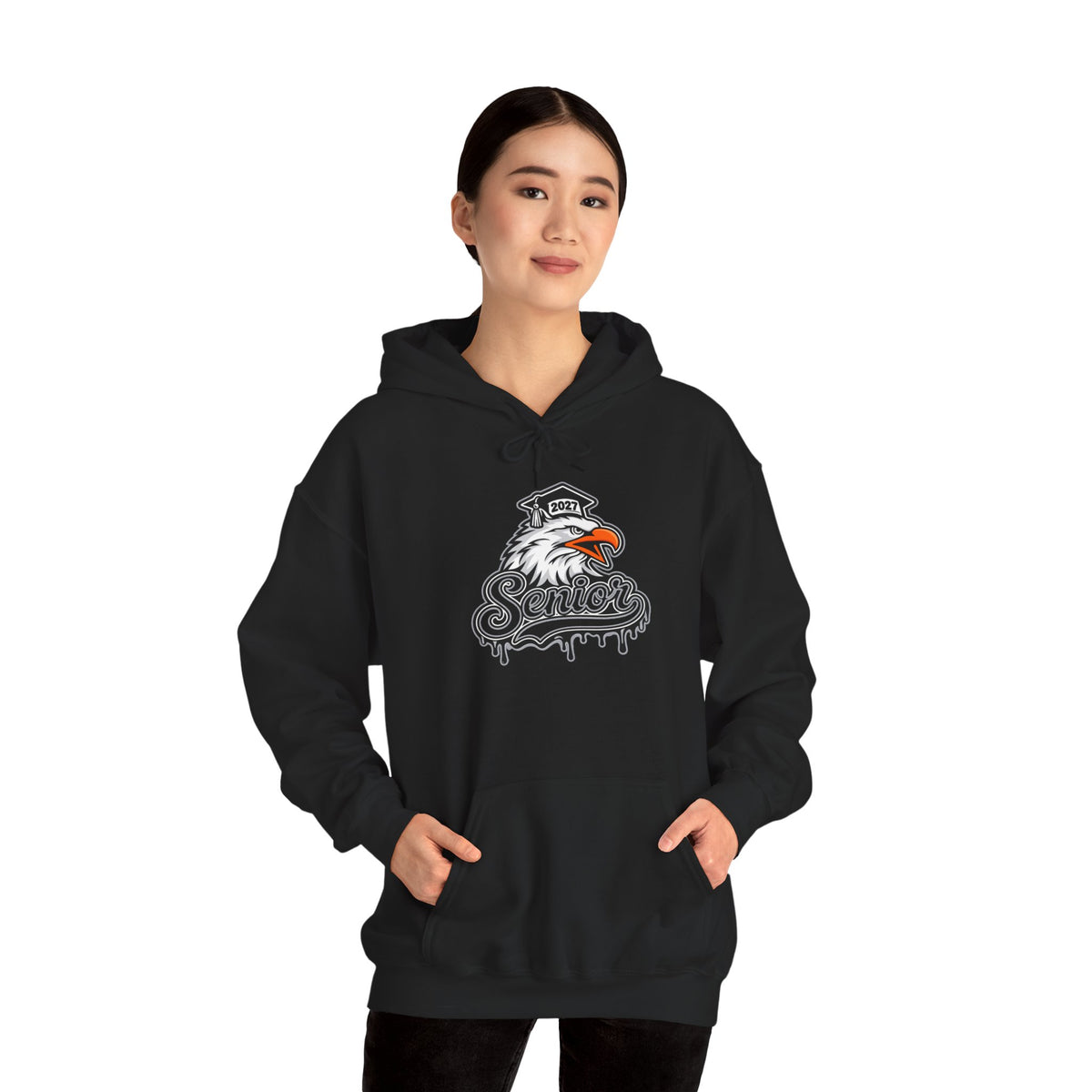 Memorial Early College High School Senior Hoodie — Drip Design Graduation Sweatshirt