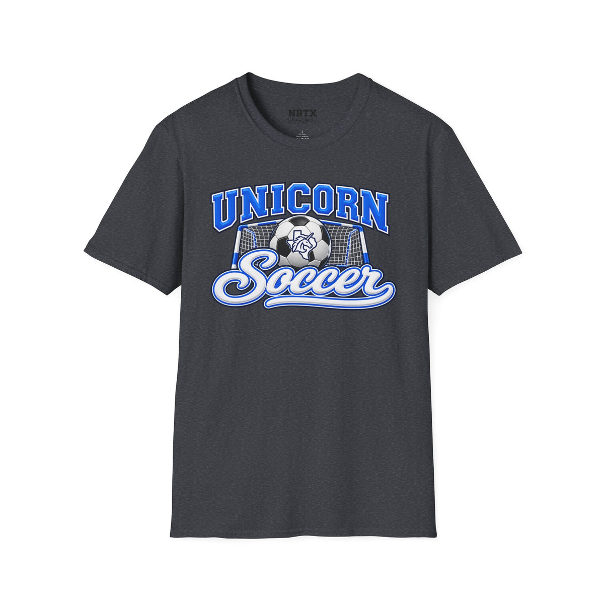 New Braunfels Unicorns Soccer T-Shirt - Script