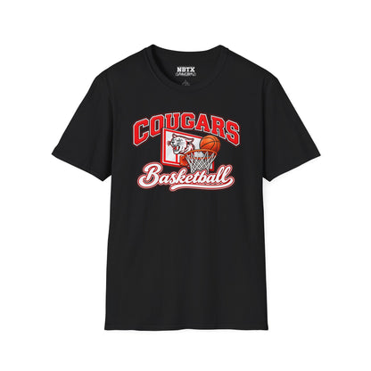 Canyon Cougars Basketball T-Shirt - Script