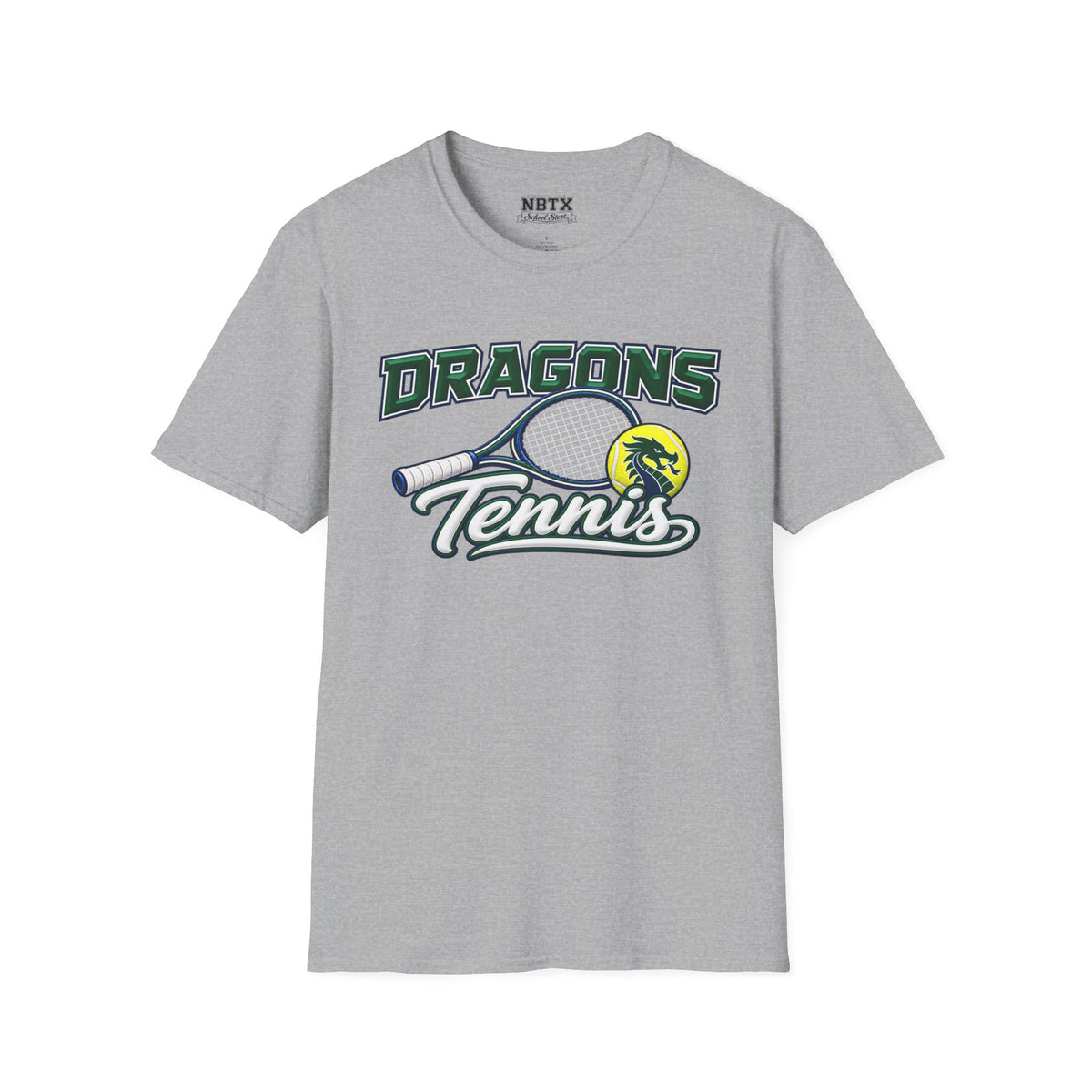 Long Creek Dragons Tennis T-Shirt - Script
