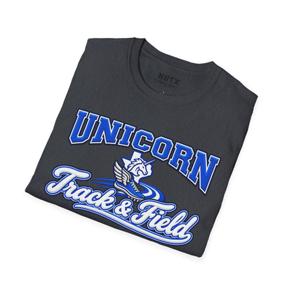 New Braunfels Unicorns Track & Field T-Shirt - Script