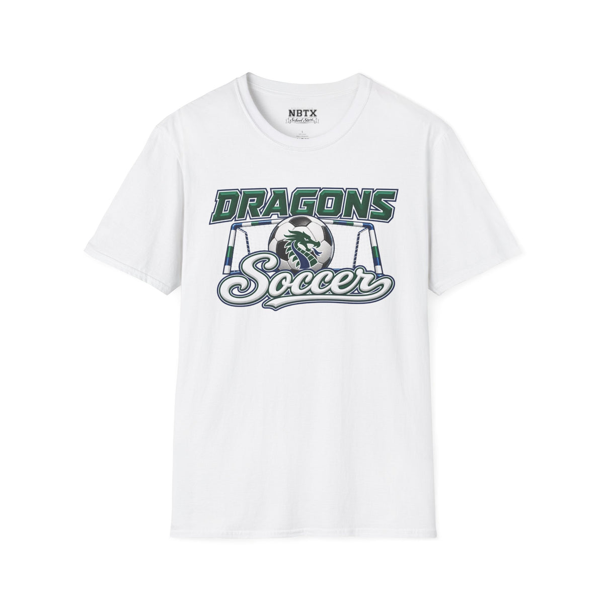 Long Creek Dragons Soccer T-Shirt - Script