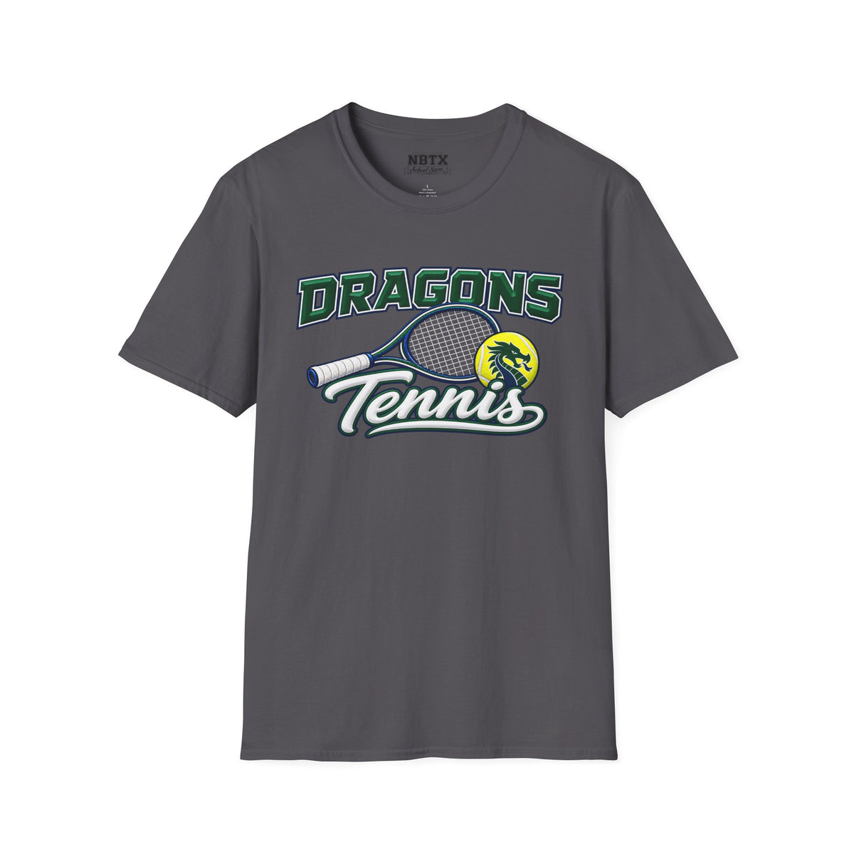 Long Creek Dragons Tennis T-Shirt - Script