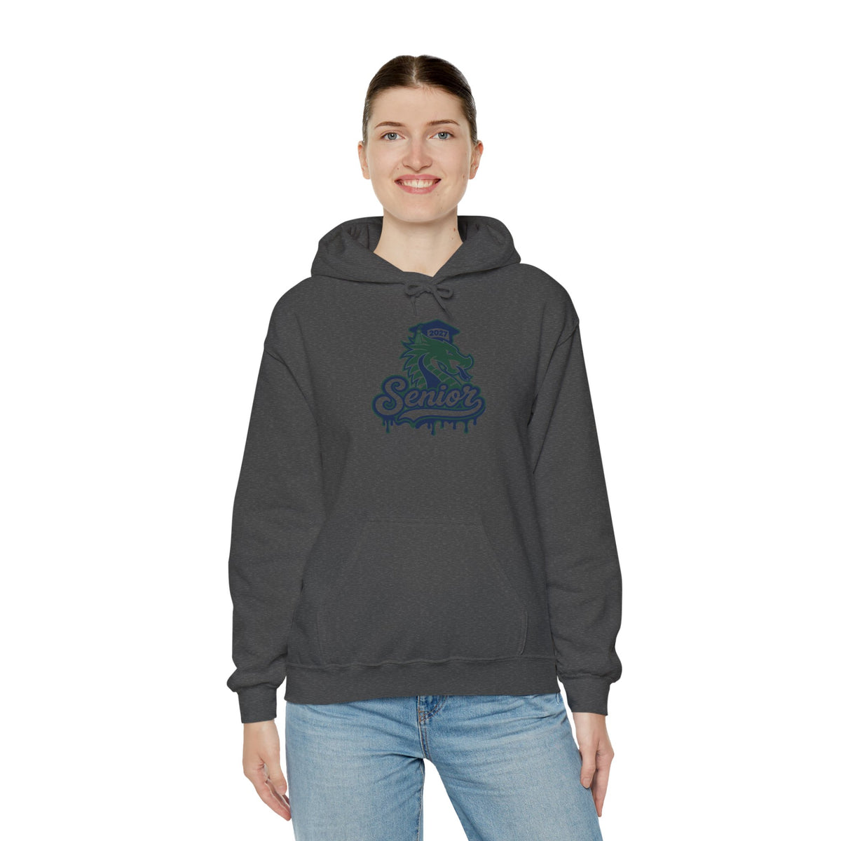Senior Dragon Hoodie — Drip Design Graduation Sweatshirt