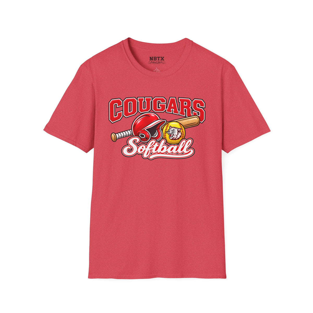 Canyon Cougars Softball T-Shirt - Script