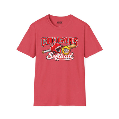 Canyon Cougars Softball T-Shirt - Script