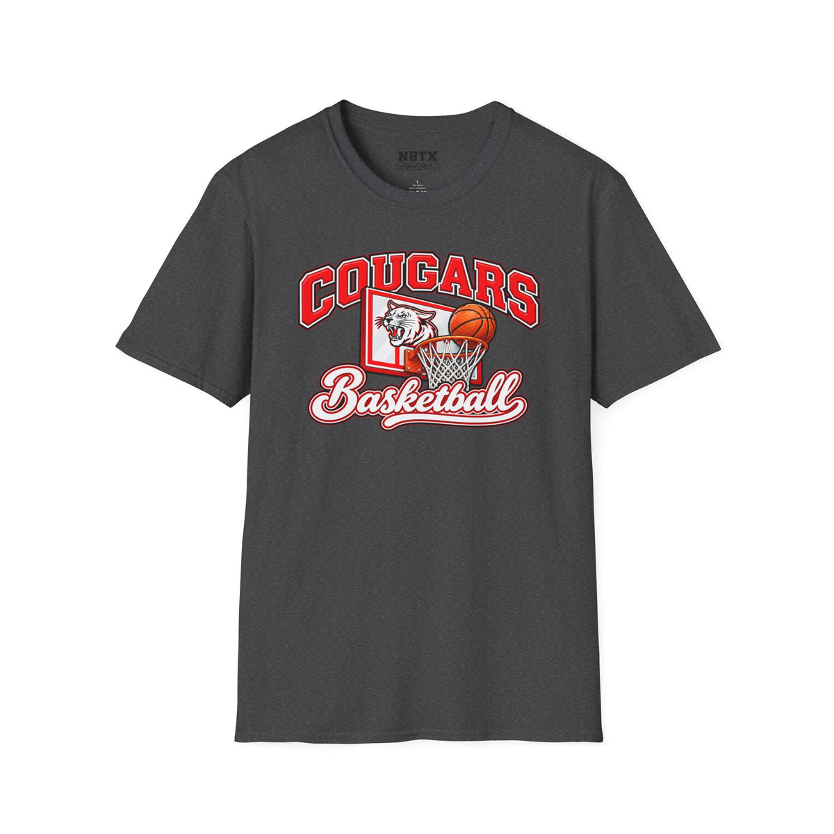Canyon Cougars Basketball T-Shirt - Script