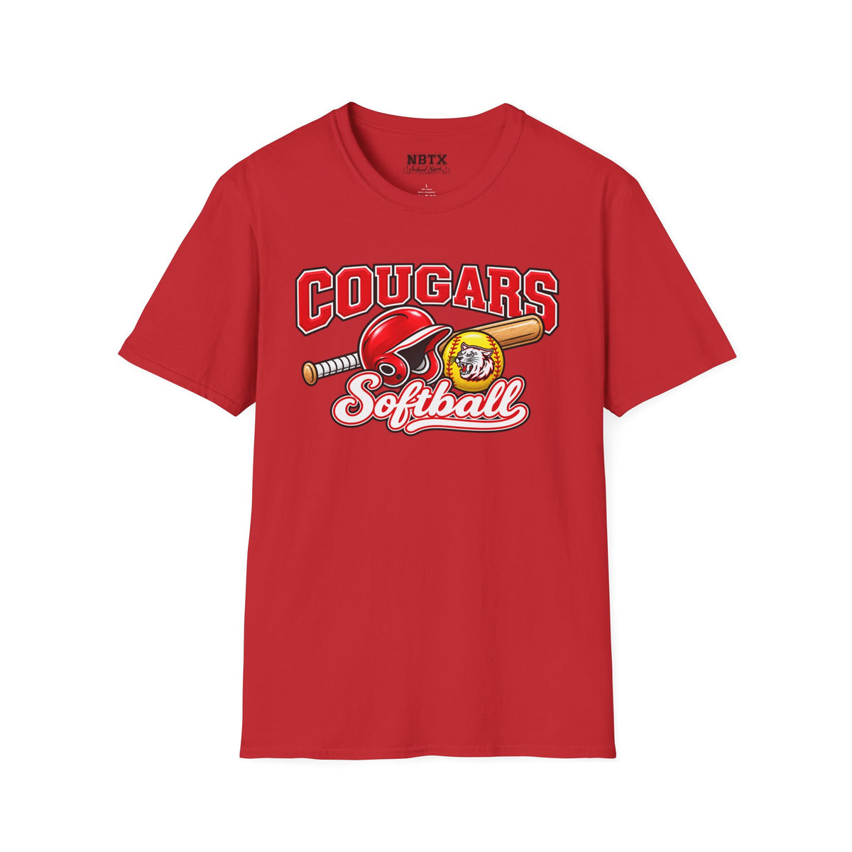 Canyon Cougars Softball T-Shirt - Script
