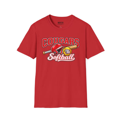 Canyon Cougars Softball T-Shirt - Script