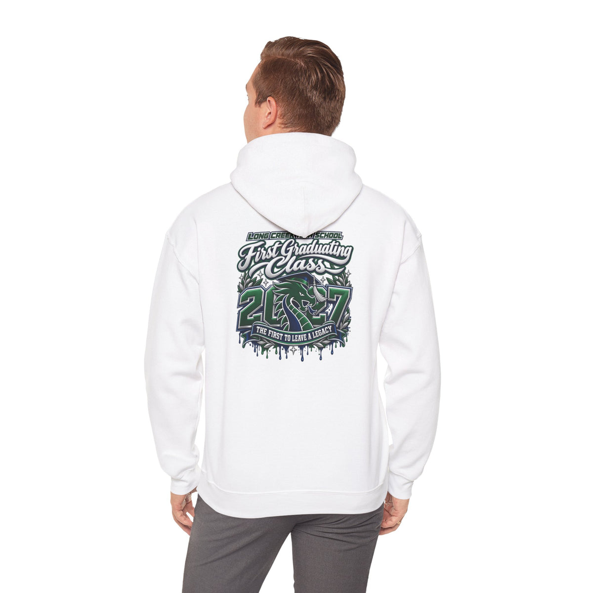 Long Creek Dragons "First Graduating Class" Hoodie - Graduation Sweatshirt