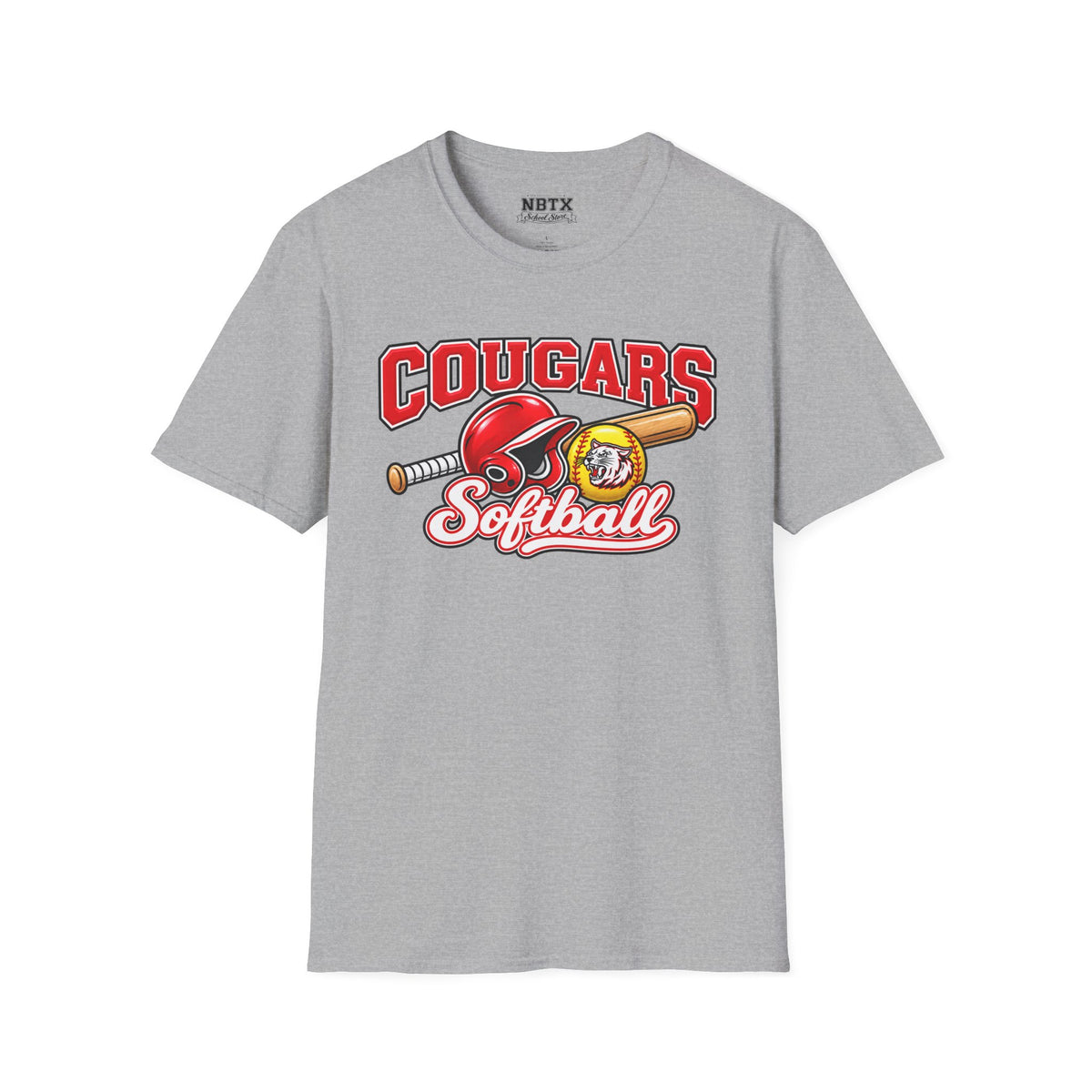 Canyon Cougars Softball T-Shirt - Script