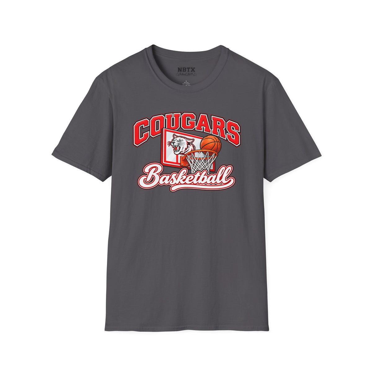 Canyon Cougars Basketball T-Shirt - Script
