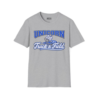 New Braunfels Unicorns Track & Field T-Shirt - Script