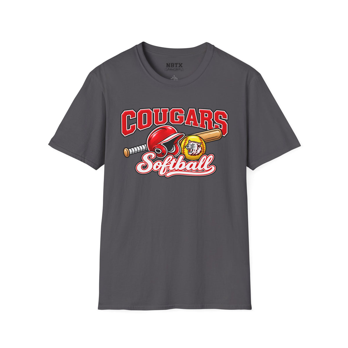 Canyon Cougars Softball T-Shirt - Script